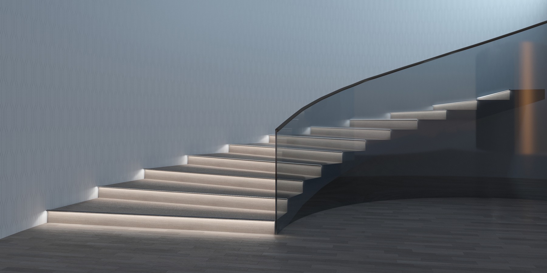 Oświetlenie schodów LED – inspiracje